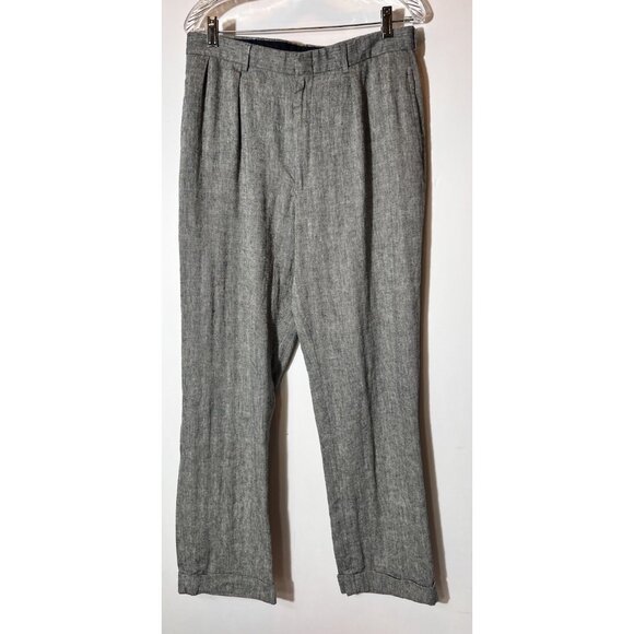 Vintage Polo Ralph Lauren Linen Pants Men’s Measures 31x30 Label 33x32 Pleated - Picture 1 of 13